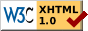 validiertes XHTML 1.0 Transitional